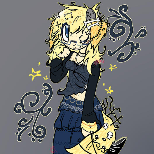 shaded fullbody + complex background